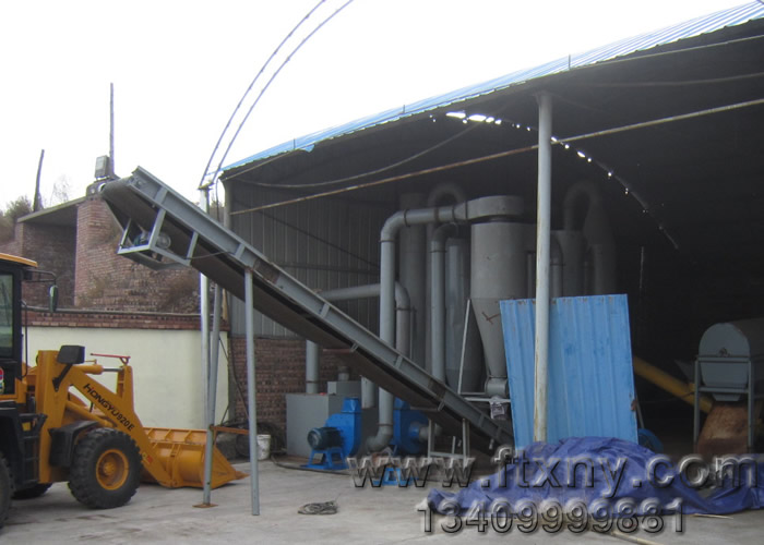 木屑顆粒機現場