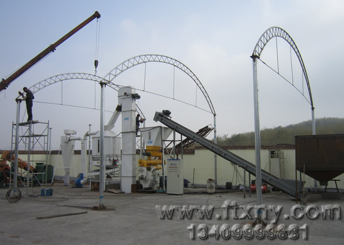 木屑顆粒機現場