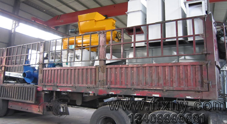 木屑顆粒機生產線河南鞏義發貨