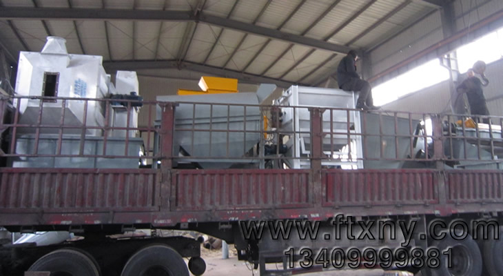 木屑顆粒機生產線河南鞏義發貨