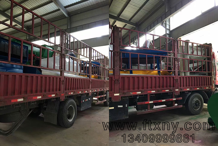 昆明木屑顆粒機生產線發貨