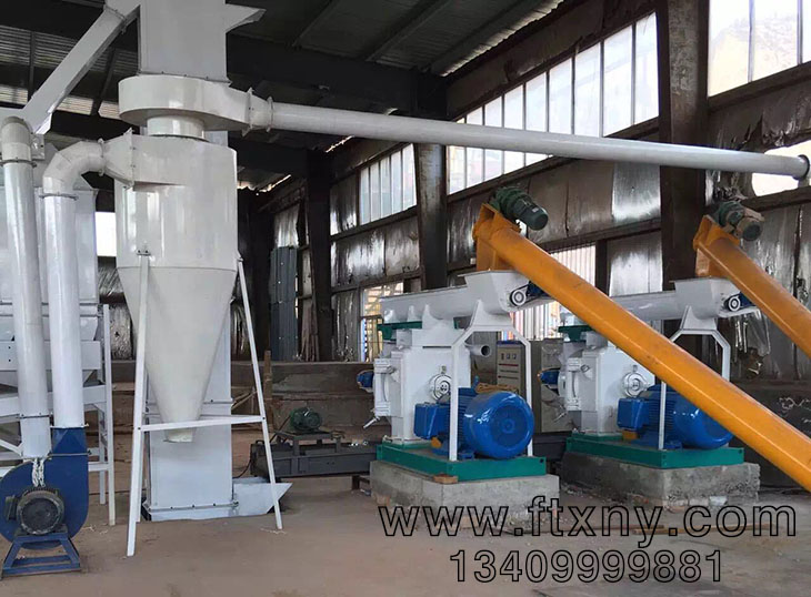 三門峽木屑顆粒機生產線