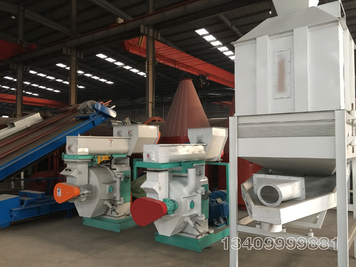 350型臥式環模木屑顆粒機