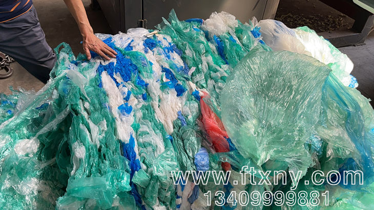 廢塑料生產壓塊原料