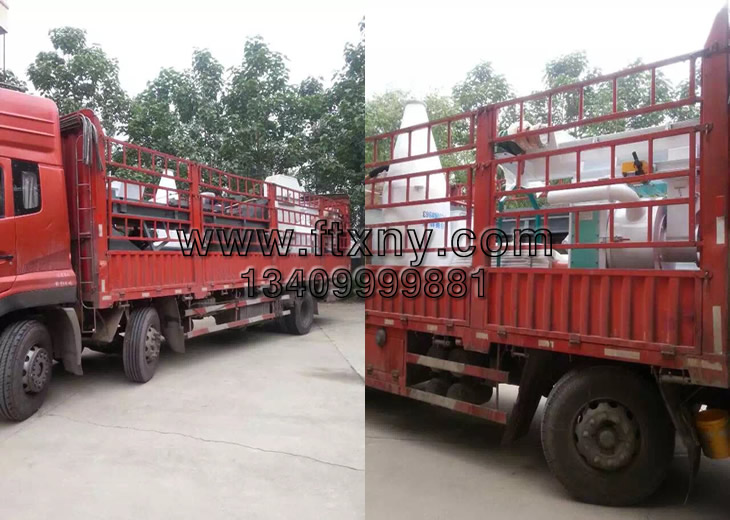 木屑製粒機生產線發貨圖片