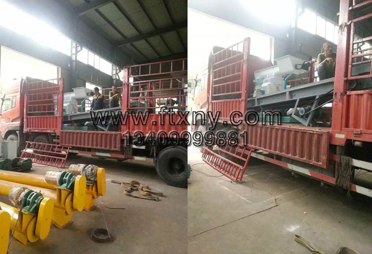 木屑製粒機生產線發貨圖片