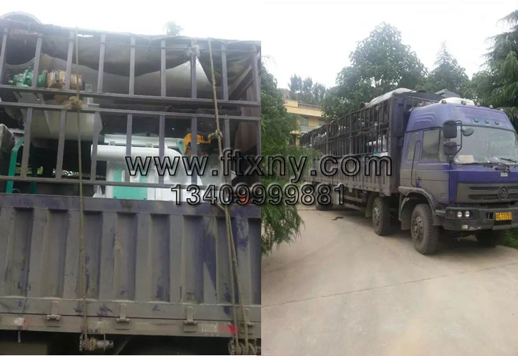 偃師市木屑顆粒機生產線發貨