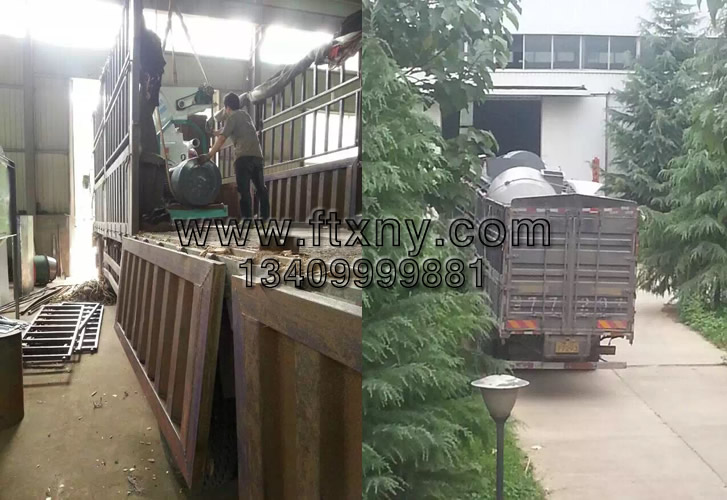 偃師市木屑顆粒機生產線發貨