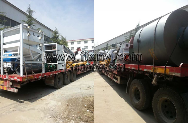 武穴木屑顆粒機生產線發貨