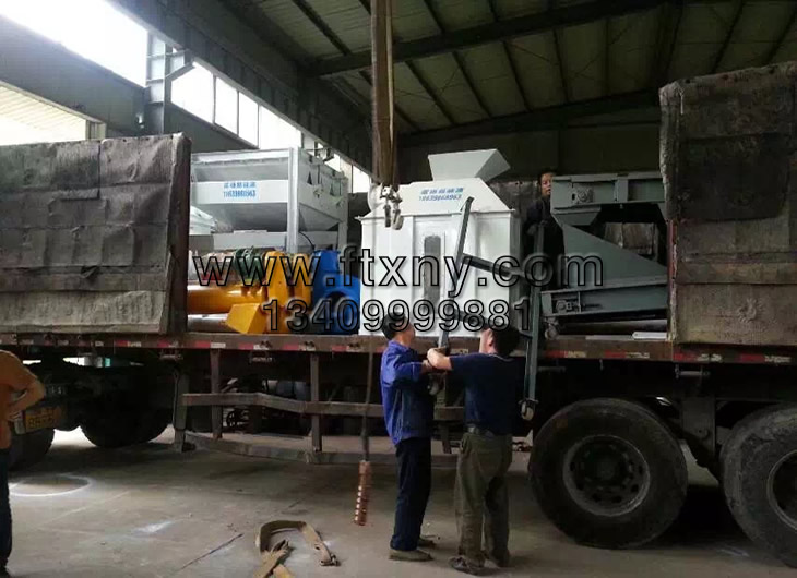 山西介休木屑顆粒機生產線發貨